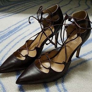 Banana Republic strappy heels, 7.5M